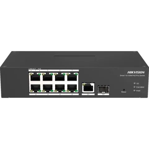 Комутатор мережевий Hikvision DS-3T1310P-SI/HS