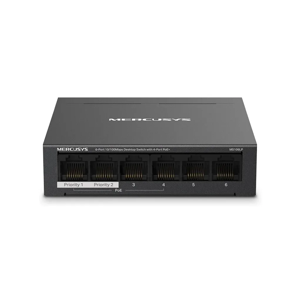 Комутатор мережевий Mercusys MS106LP