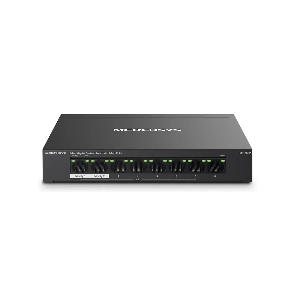 Комутатор мережевий Mercusys MS108GP