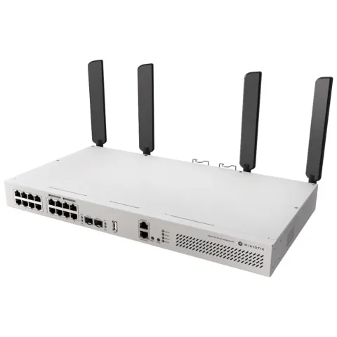 Комутатор мережевий Mikrotik CRS418-8P-8G-2S+5axQ2axQ-RM