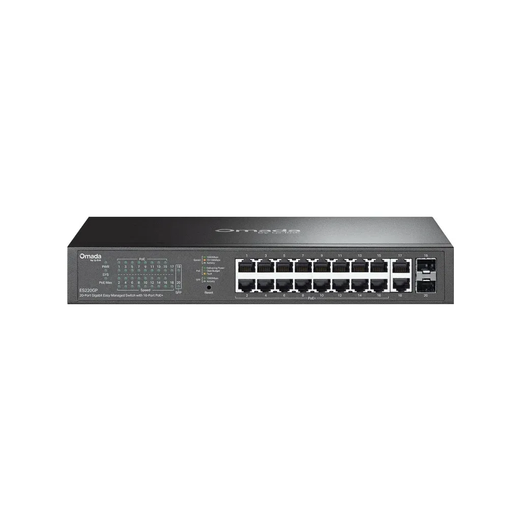 Комутатор мережевий TP-Link ES220GP