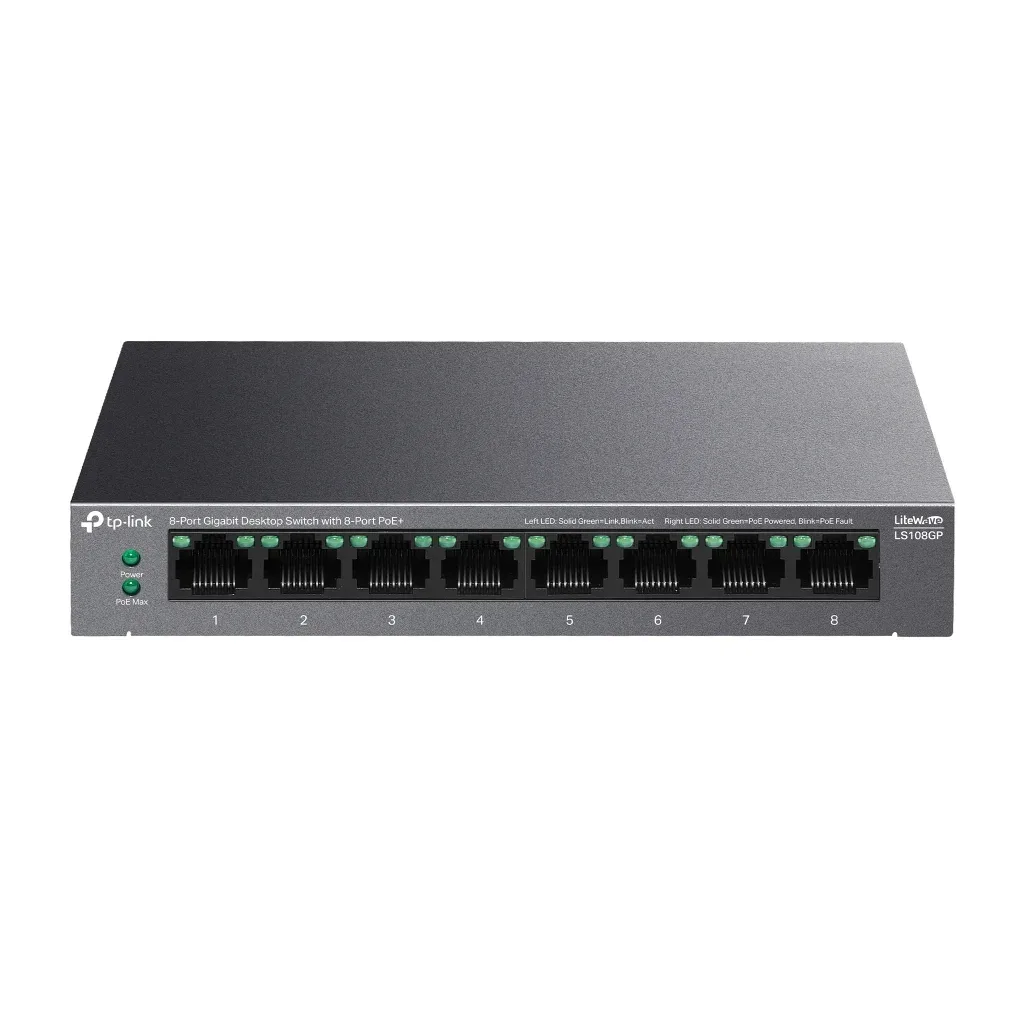 Комутатор мережевий TP-Link LS108GP