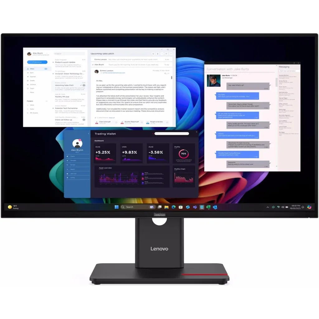 Монітор Lenovo T27UD-40 (64AFGAT2UA)
