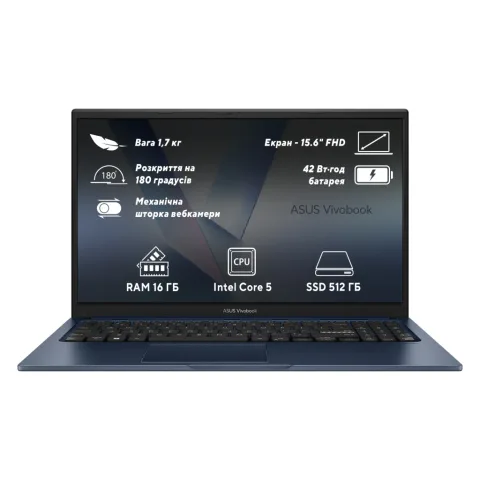 Ноутбук ASUS Vivobook 15 X1504VA-BQ3123 (90NB13Y1-M01560)