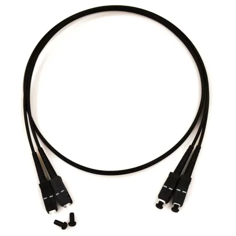 Оптичний патчкорд SC/UPC-SC/UPC MM(OM3 G50/125), Duplex, LSZH, black, 10м CMS (UPC10SCSC(MM)D(ON)BK)