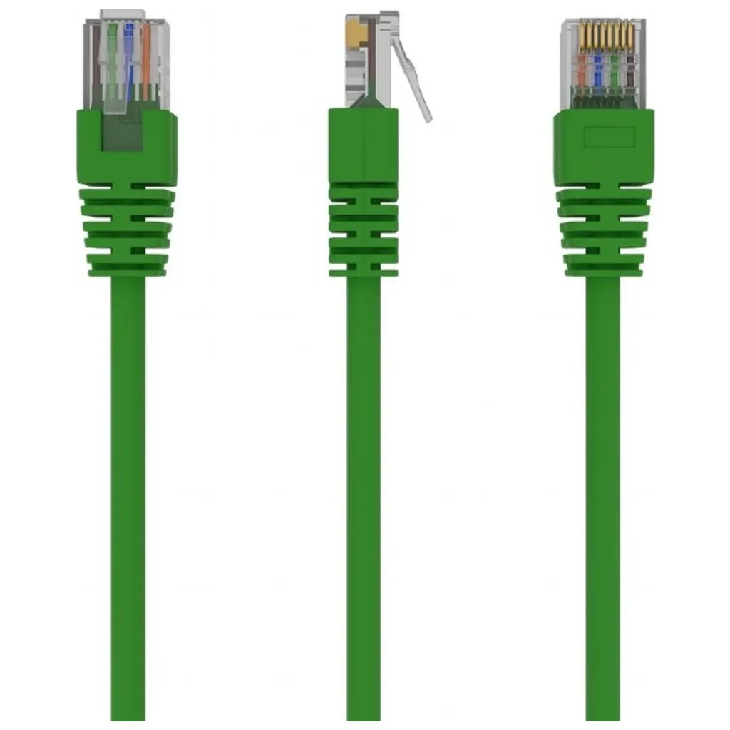 Патч-корд 0.25м Cablexpert (PP12-0.25M/G)