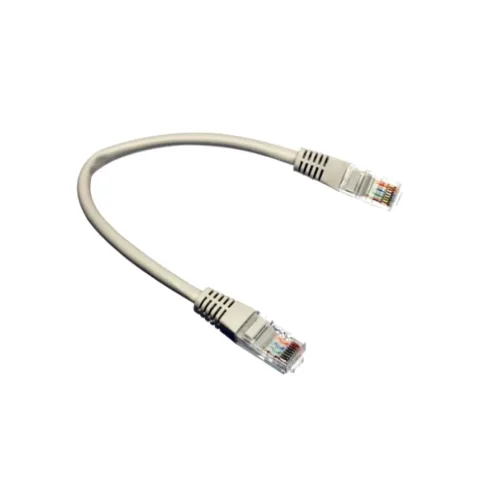 Патч-корд 0.25м UTP cat.5e, CU, grey Kingda (PAUT3025-CU-GY)