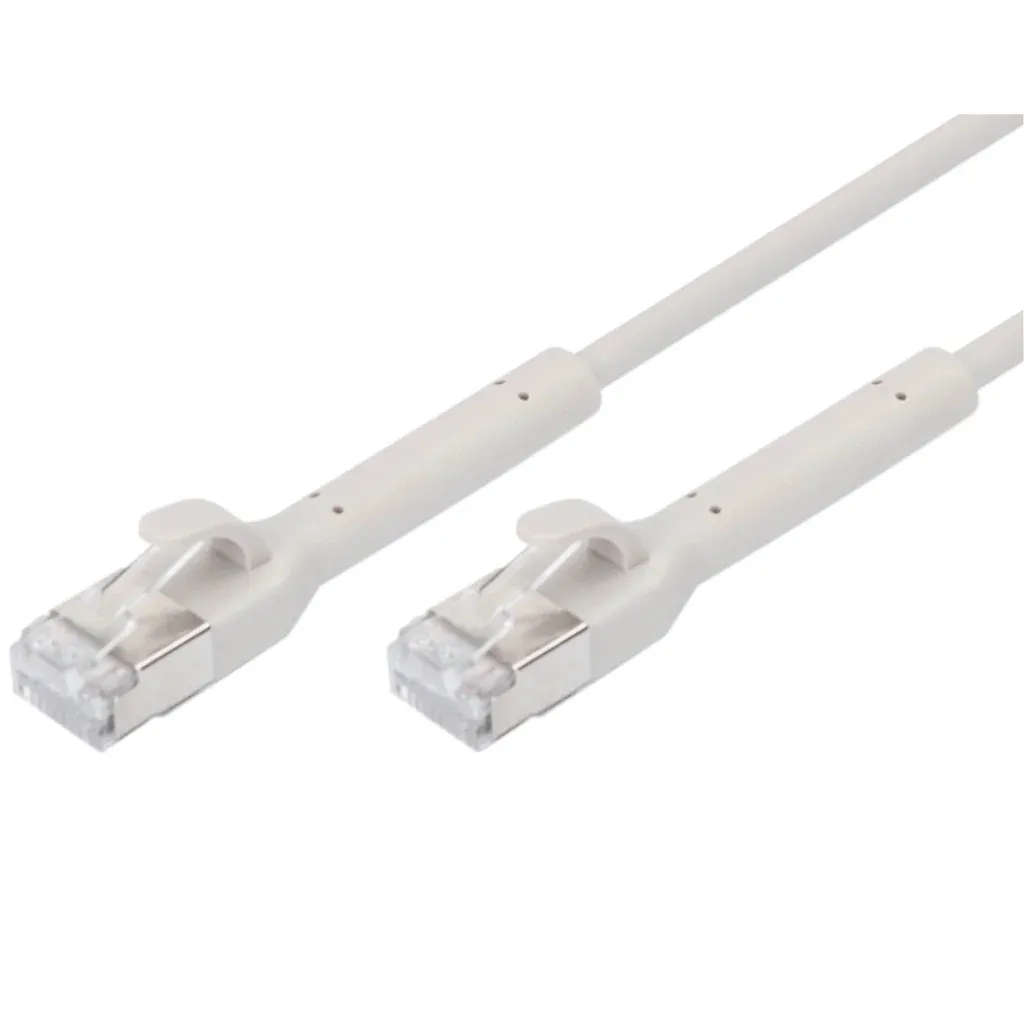 Патч-корд 0.3м, SFTP, cat.6A, AWG 32/7, Cu, TPE-LSZH, гнучкий, grey Digitus (DK-1632-A-003B)
