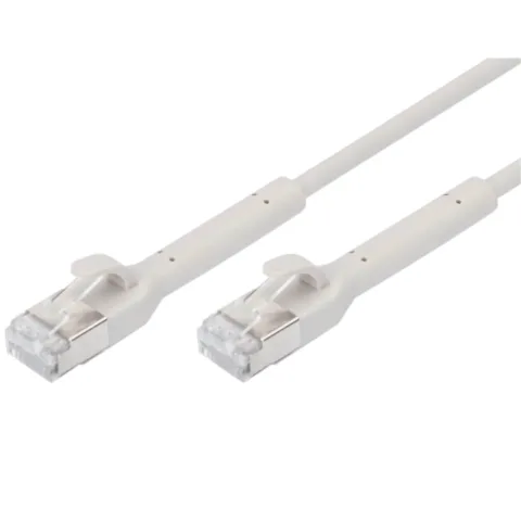Патч-корд 0.3м, SFTP, cat.6A, AWG 32/7, Cu, TPE-LSZH, гнучкий, grey Digitus (DK-1632-A-003B)