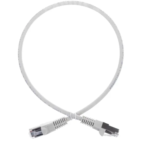 Патч-корд 0.5м F/UTP cat.5e RJ45 CU AWG26 LS0H Premium Line (18522005L)