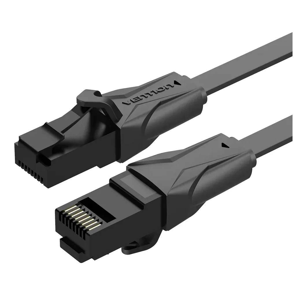 Патч-корд 0.5m UTP cat 6 RJ-45 black Vention (IBJBD)
