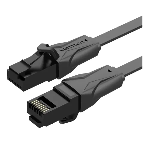 Патч-корд 0.5m UTP cat 6 RJ-45 black Vention (IBJBD)
