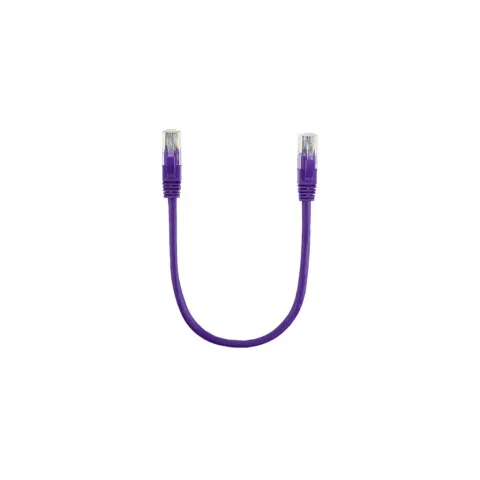 Патч-корд 0.5м, UTP, cat.5e, CU, violet Ritar (PCR-CU/0.5Pe / 14089)