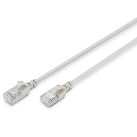 Патч-корд 10м, FTP, cat.6A, Sliim, AWG 32/7, Cu, LSZH, grey Digitus (DK-1632-A-100S)