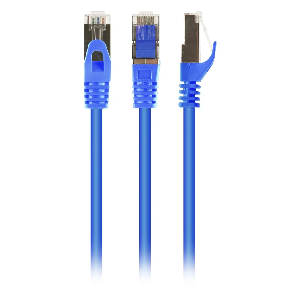 Патч-корд 1.5м S/FTP Cat 6A CU LSZH blue Cablexpert (PP6A-LSZHCU-B-1.5M)