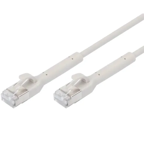 Патч-корд 1м, SFTP, cat.6A, AWG 32/7, Cu, TPE-LSZH, гнучкий, grey Digitus (DK-1632-A-010B)