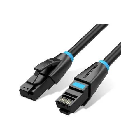 Патч-корд 1m UTP cat 6 RJ-45 black Vention (IBKBF)