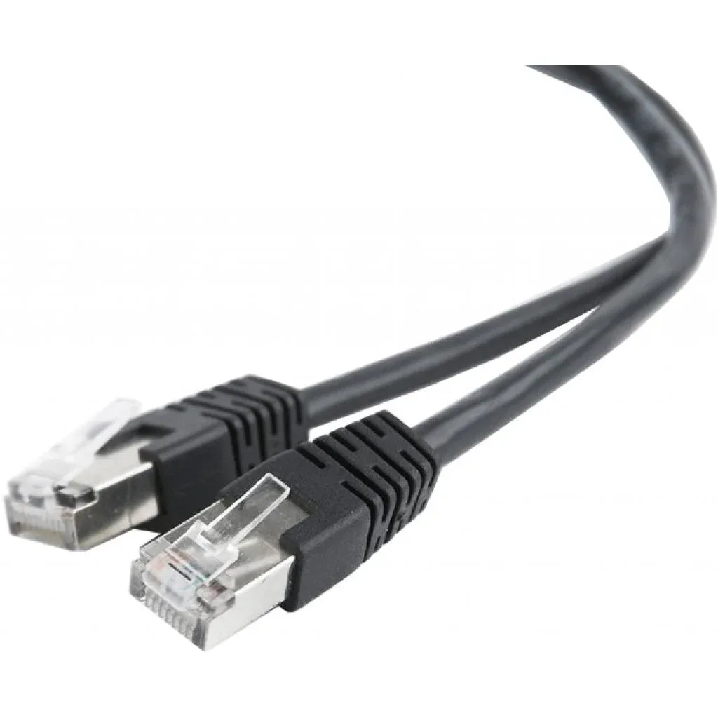 Патч-корд 2м FTP cat 5е CCA Cablexpert (PP22-2M/BK)