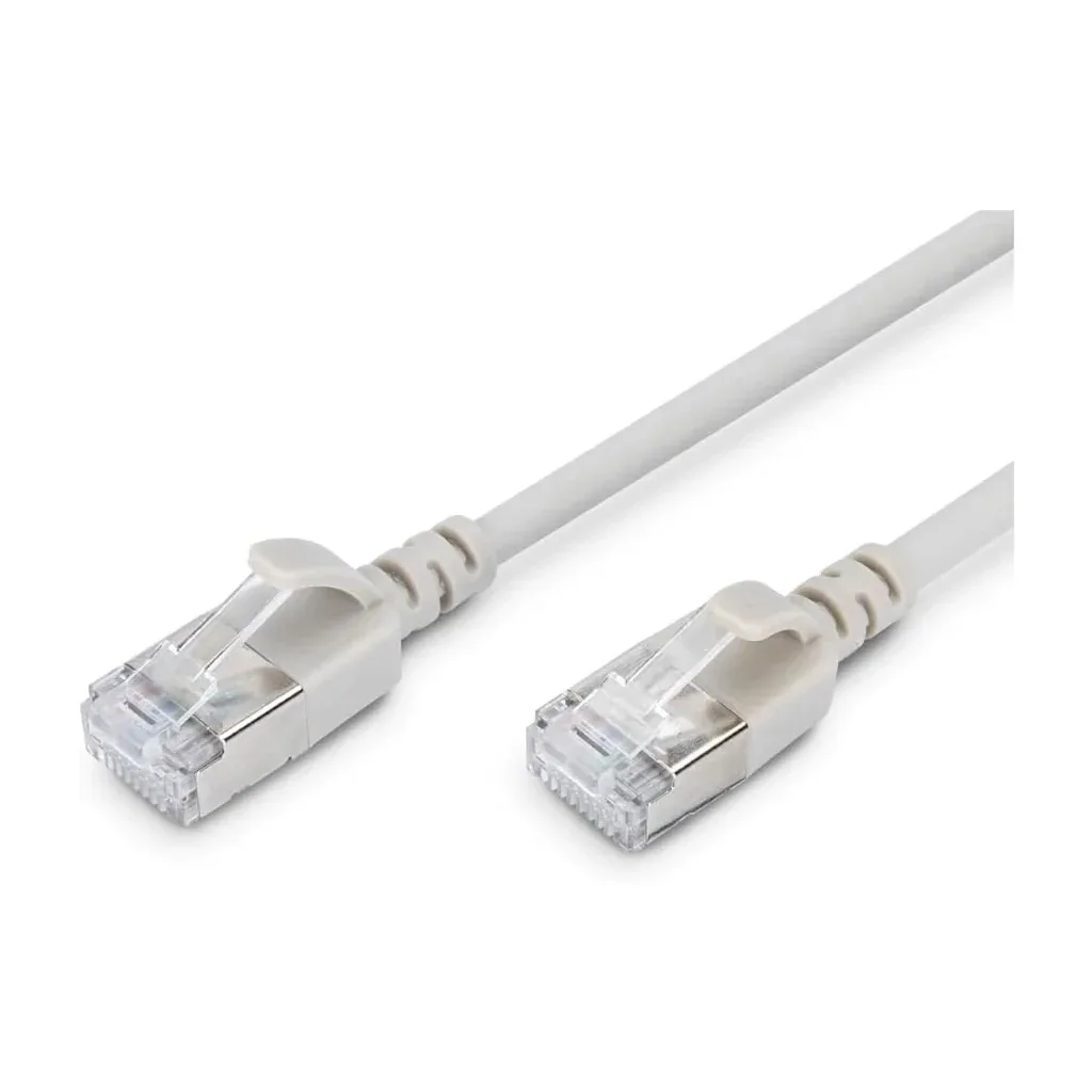 Патч-корд 2м, FTP, cat.6A, Sliim, AWG 32/7, Cu, LSZH, grey Digitus (DK-1632-A-020S)