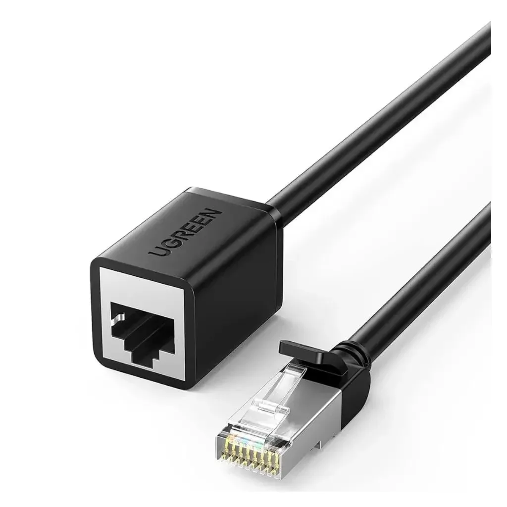 Патч-корд 2m F/UTP cat 6 RJ-45 extension black Ugreen (U_11281)