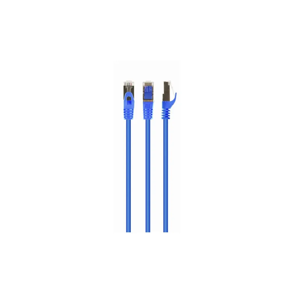 Патч-корд 2м S/FTP Cat 6A CU LSZH blue Cablexpert (PP6A-LSZHCU-B-2M)