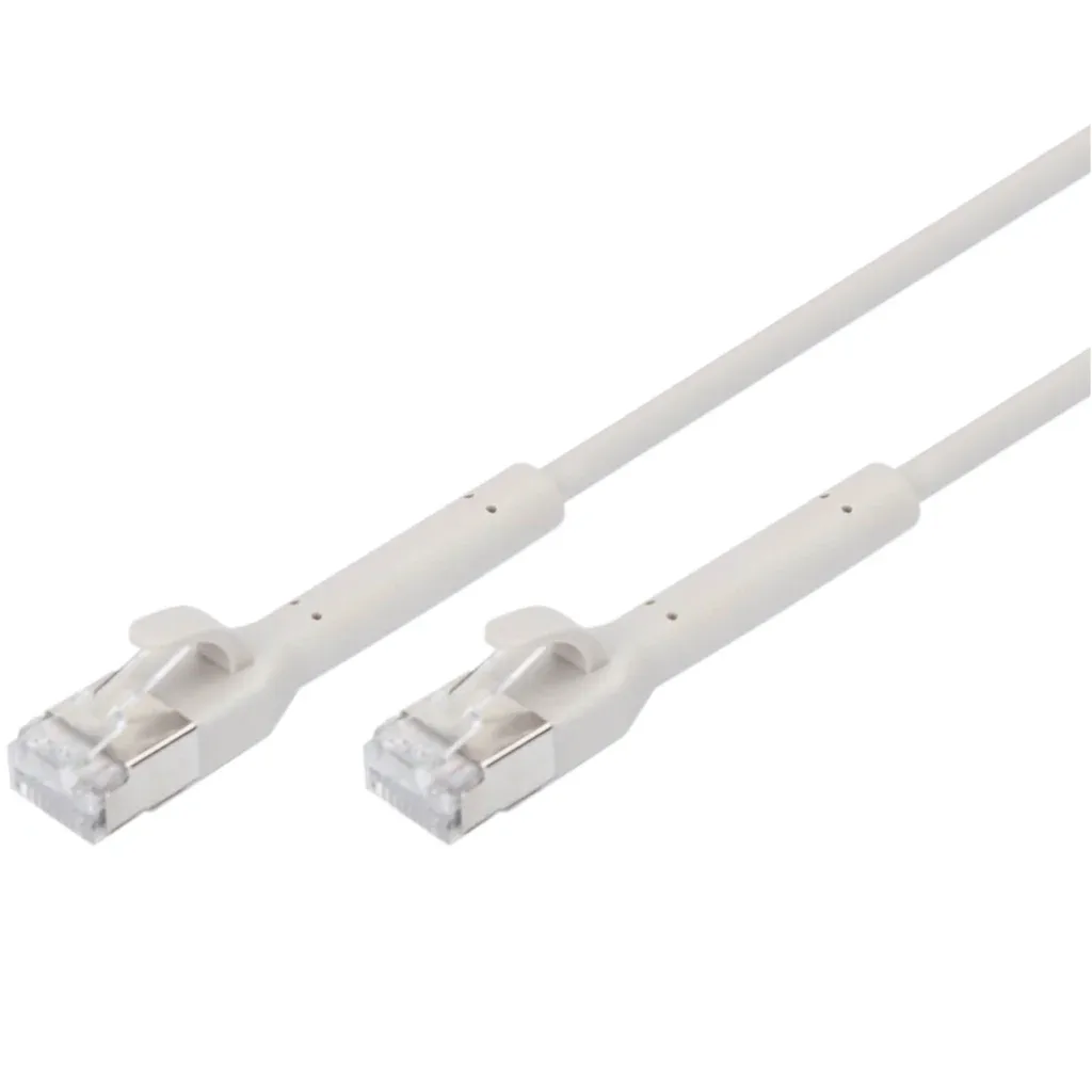 Патч-корд 2м, SFTP, cat.6A, AWG 32/7, Cu, TPE-LSZH, гнучкий, grey Digitus (DK-1632-A-020B)