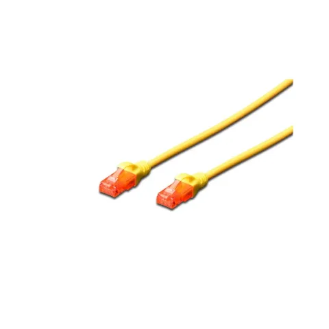 Патч-корд 2м, UTP, cat.6, CCA, AWG 26/7, PVC, yellow Digitus (DK-1612-020/Y)