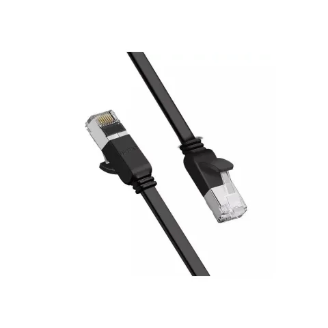 Патч-корд 2м, U/UTP Cat 6 Copper Ethernet Flat Cable NW101 Black Ugreen (50185)