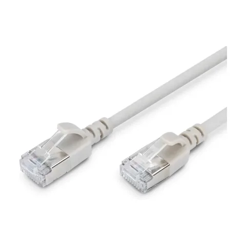Патч-корд 3м, FTP, cat.6A, Sliim, AWG 32/7, Cu, LSZH, grey Digitus (DK-1632-A-030S)
