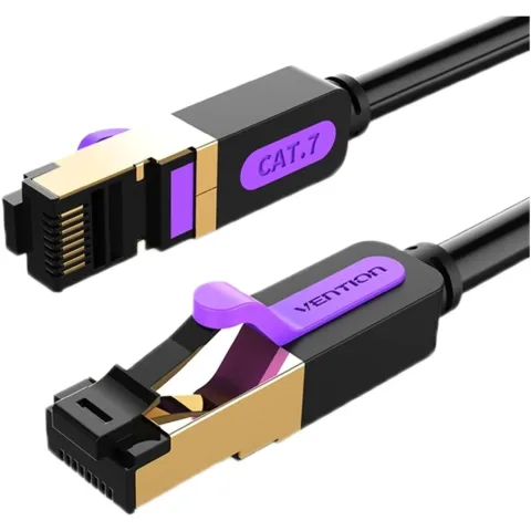 Патч-корд 3m S/FTP cat 7 RJ-45 black Vention (ICDBI)