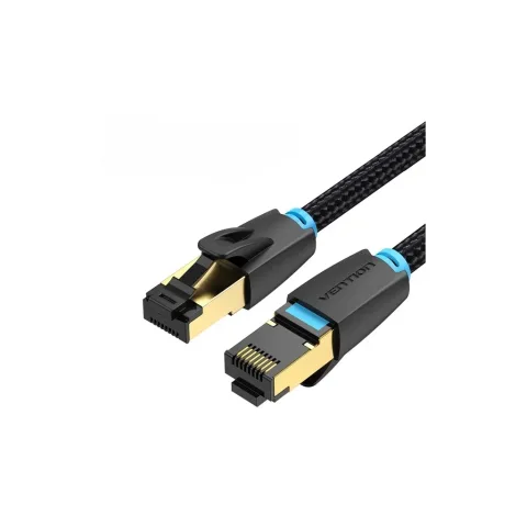 Патч-корд 3m S/FTP cat 8 RJ-45 black Vention (IKGBI)