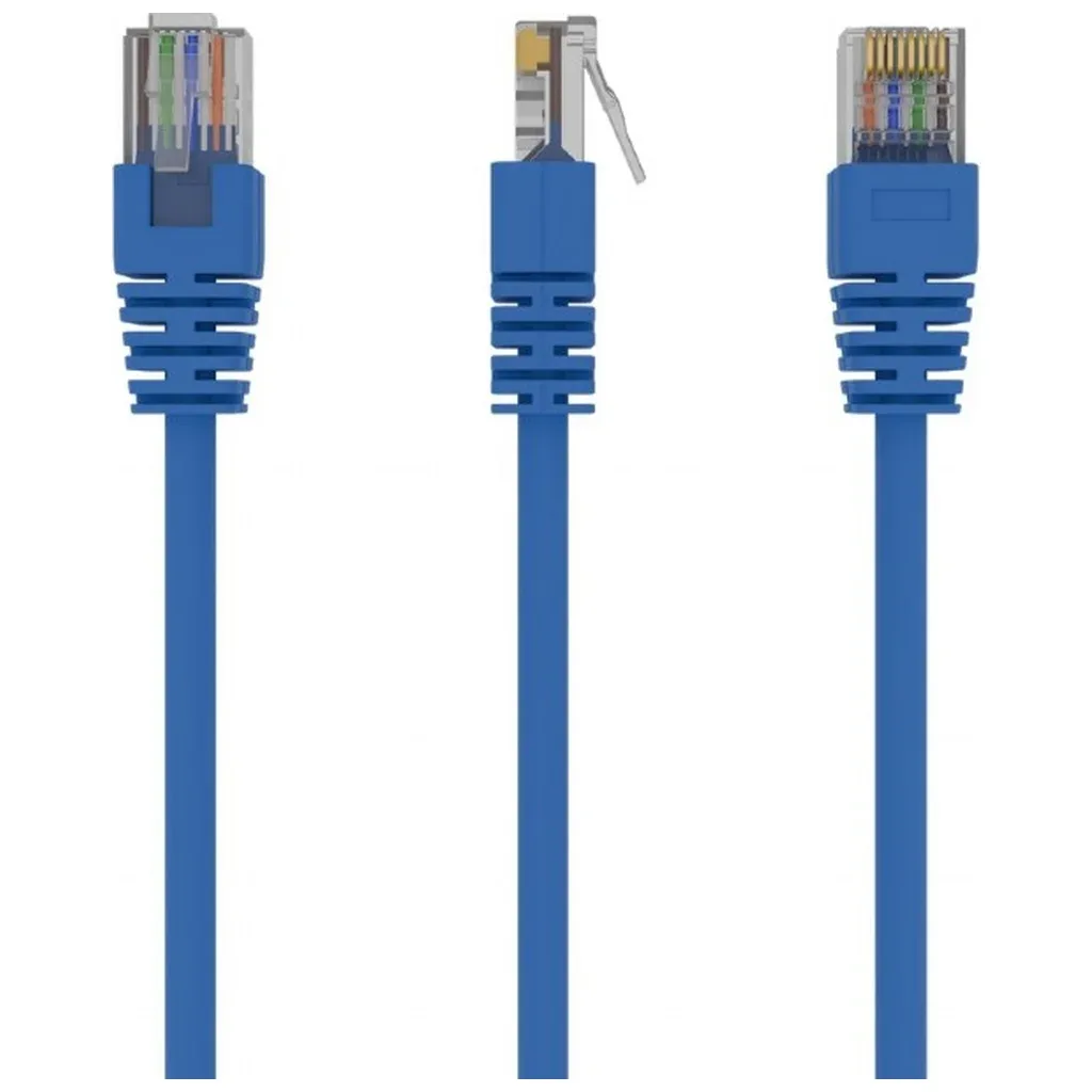 Патч-корд 3м UTP cat 5е CCA Cablexpert (PP12-3M/B)