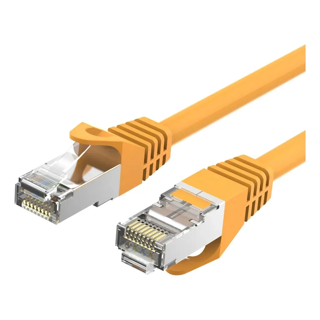 Патч-корд 5m RJ-45 cat 6a S/FTP yellow Vention (VPC6SSTP-Y500)