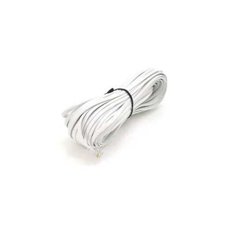 Патч-корд телефонний 20м RJ11 (6P4C) Voltronic (PC-20,0W)