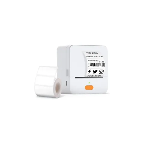 Принтер етикеток UKRMARK UP1WT bluetooth, USB, білий (900772)