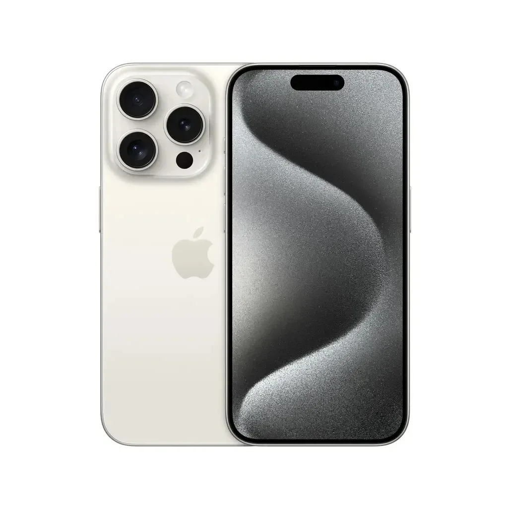 Мобільний телефон Apple iPhone 15 Pro 128Gb White Titanium (REF A) BREEZY (2AMTUW3)