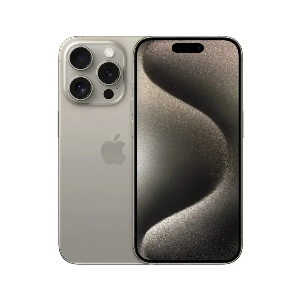 Мобільний телефон Apple iPhone 15 Pro 256Gb eSim Natural Titanium (Grade B) USED (iP15Pr2eNaT_B)