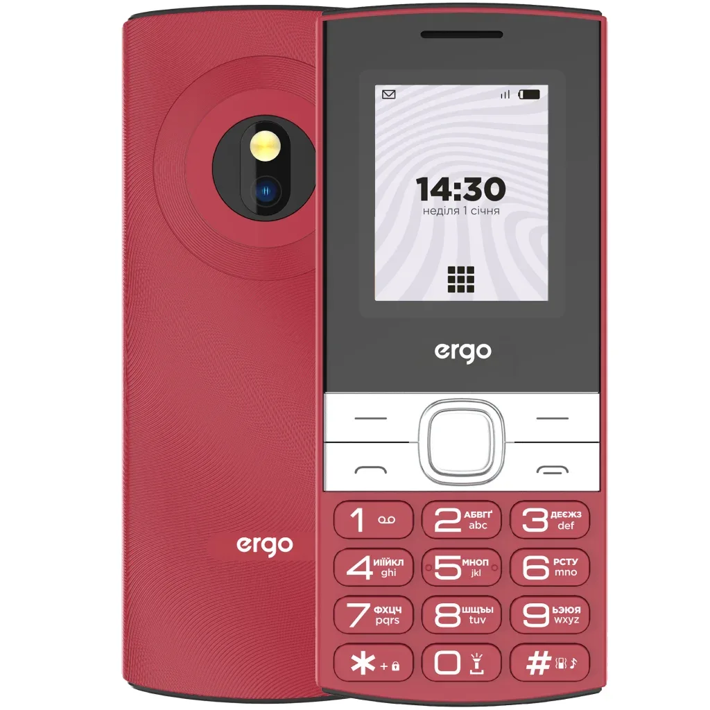 Мобільний телефон Ergo B185 Red