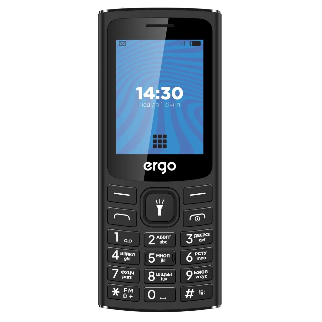 Мобільний телефон Ergo E243 Black