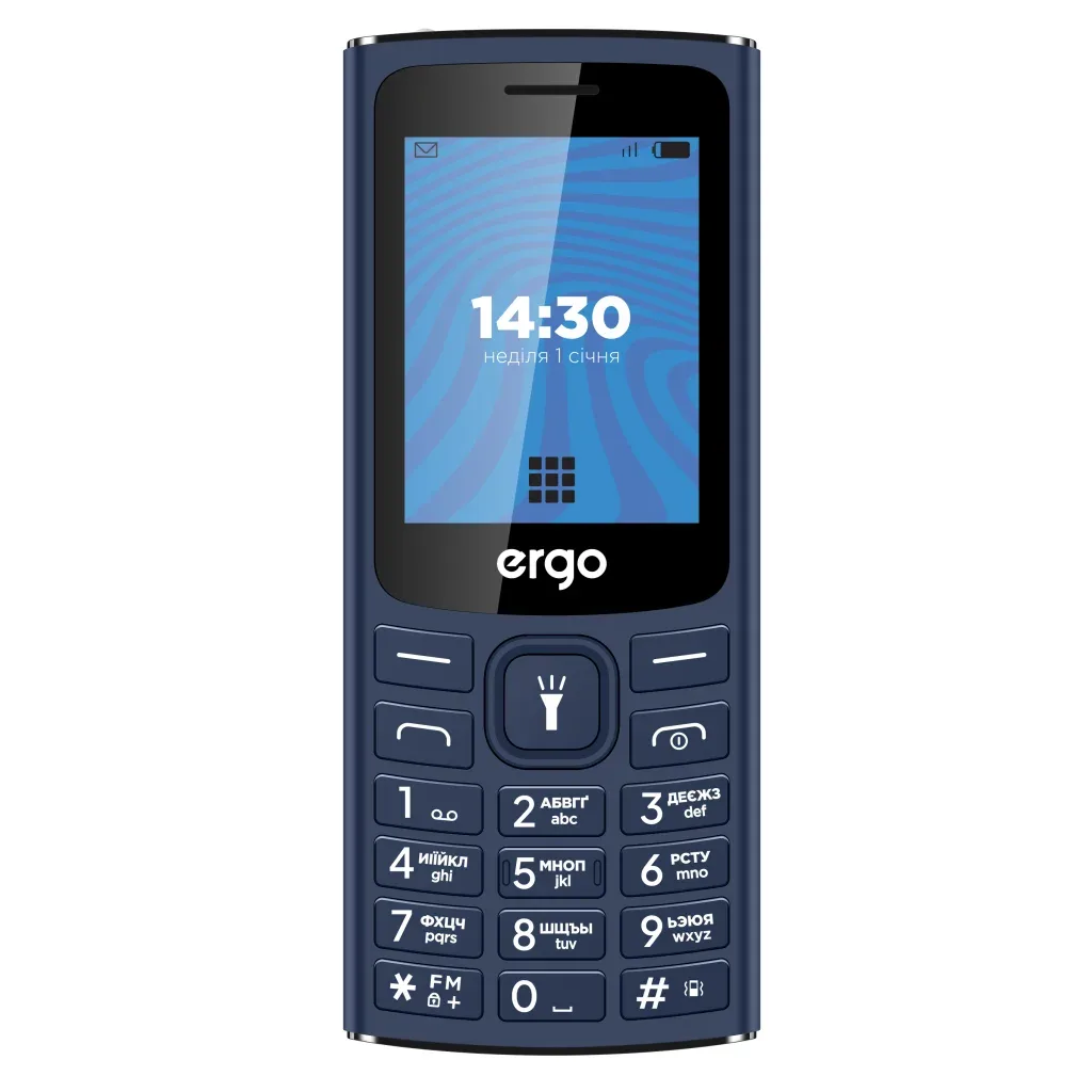 Мобільний телефон Ergo E243 Blue