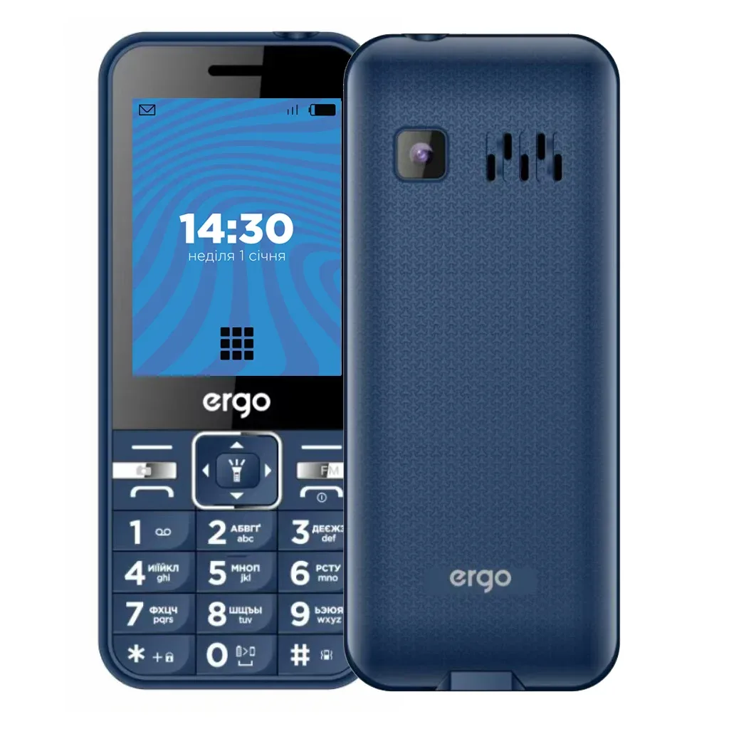 Мобільний телефон Ergo E281 Blue