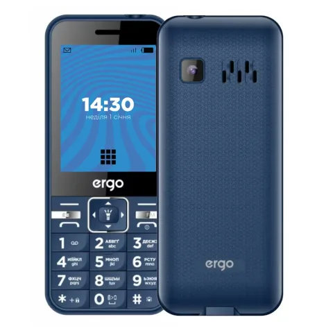 Мобільний телефон Ergo E281 Blue