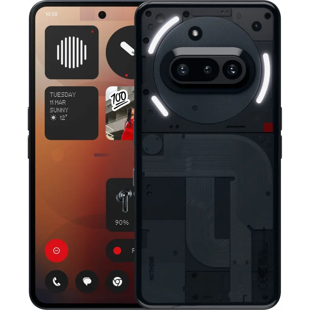 Мобільний телефон Nothing Phone (3a) 8/128Gb Black (920020K)