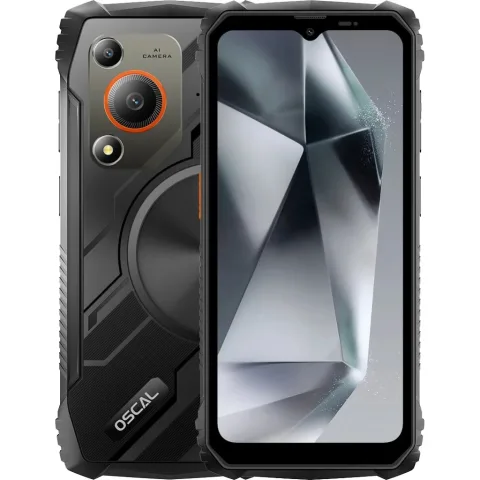 Мобільний телефон Oscal Marine 1 4/128GB Black