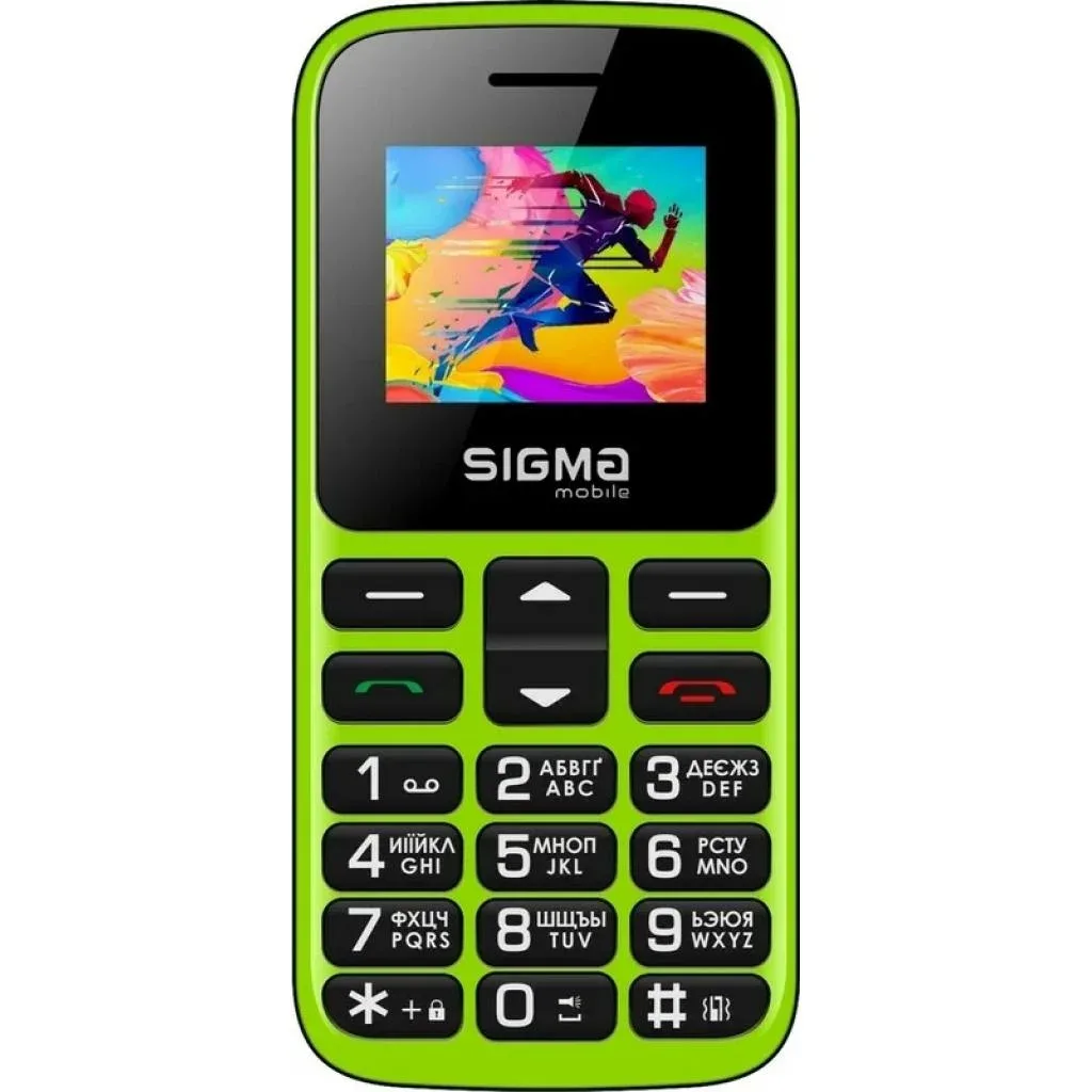 Мобільний телефон Sigma Comfort 50 HIT2020 Green (4827798120941)
