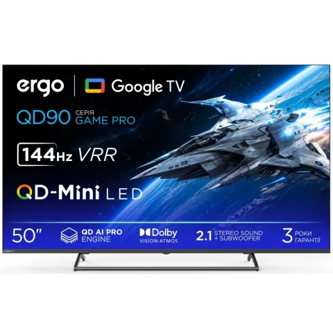 Телевізор Ergo 50MQD90 Game PRO