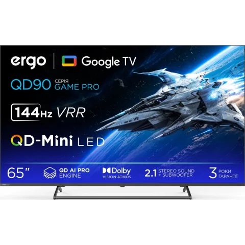 Телевізор Ergo 65MQD90 Game PRO