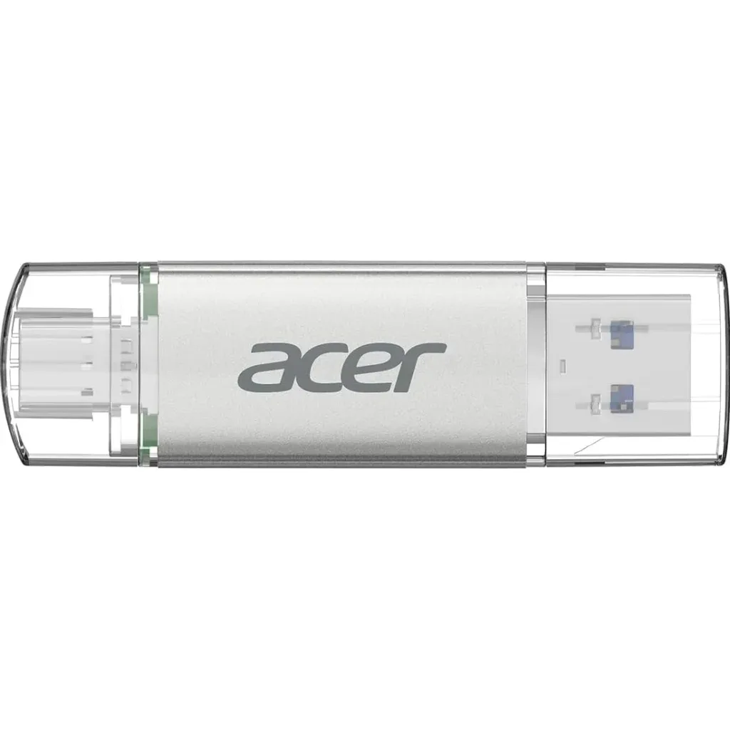 USB флеш накопичувач Acer 32GB UP300 Silver USB 3.2/Type-C (BL.9BWWA.588)