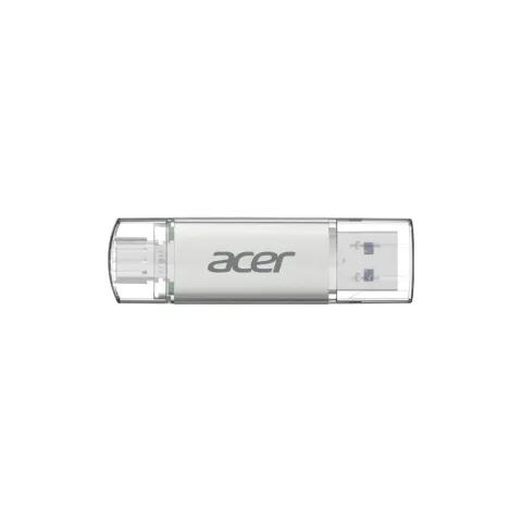 USB флеш накопичувач Acer 64GB UT300 USB-A/Type-C 3.2 Silver (BL.9BWWA.589)