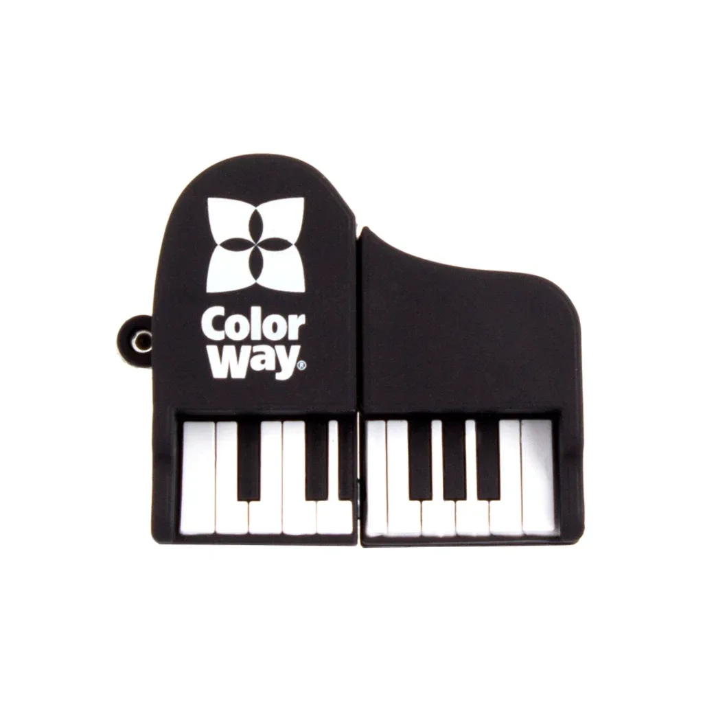 USB флеш накопичувач ColorWay Piano 64 GB 3.0 Black (CW-USBPO64)